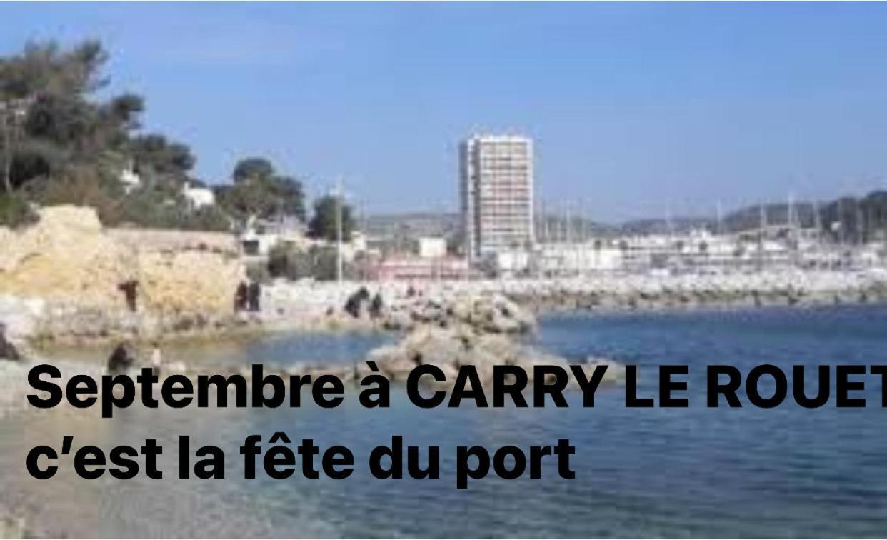 200M De La Plage ,3Mn Du Port A 50M Du Centre Ville Carry-le-Rouet Luaran gambar